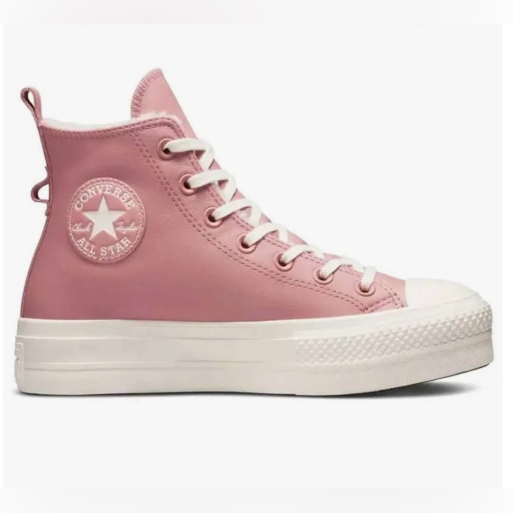 NWOT- Converse ‘All Star Chuck Taylor CTAS Lift Hi Platform’ Leather Sneaker